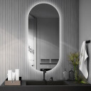 Lustro owalne NIKO z podświetleniem LED-#1