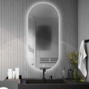 Lustro owalne NIKO z podświetleniem LED
 + mata antyparowa z dedykowanym włącznikiem (na środku na dole)
 + ŻYWOTNOŚĆ TAŚMY LED LONG LIFE 70 000 GODZ-#1