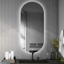 Lustro owalne NIKO z podświetleniem LED
 + włącznik dotykowy (na środku na dole)
 + ŻYWOTNOŚĆ TAŚMY LED LONG LIFE 70 000 GODZ-#1