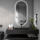 Lustro owalne NIKO z podświetleniem LED
 + lusterko ZOOM (fi 14)(wg załącznika)
 + włącznik dotykowy (na środku na dole)
 + ŻYWOTNOŚĆ TAŚMY LED LONG LIFE 70 000 GODZ-#0