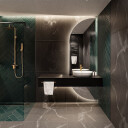 Lustro półowalne NOE W DWÓCH CZĘŚCIACH z podświetleniem LED-#1