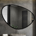 Lustro organiczne OBSYDIAN w ramie MDF-#1