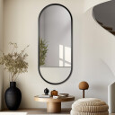 Lustro owalne ODYS w ramie MDF-#1