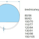 Lustro okrągłe OLENA w ramie MDF SLIM z podświetleniem LED-#2