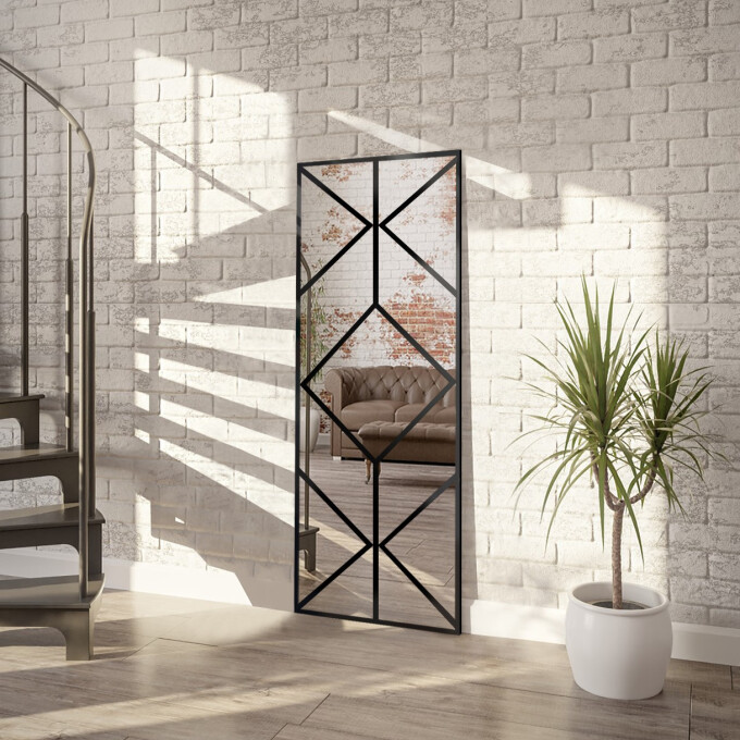 Lustro ze szprosami OLIMPIA 1503 w ramie-#0