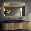 Lustro prostokątne OLIWIA piaskowane z podświetleniem LED 
 + lusterko ZOOM LED (fi 15) z dedykowanym włącznikiem (wg załącznika)
 + ŻYWOTNOŚĆ TAŚMY LED LONG LIFE 70 000 GODZ-#1