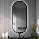 Lustro owalne OSKAR w ramie MDF z podświetleniem LED
 + włącznik dotykowy (na środku na dole)
 + ŻYWOTNOŚĆ TAŚMY LED LONG LIFE 70 000 GODZ-#1