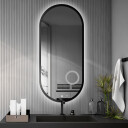 Lustro owalne OSKAR w ramie MDF z podświetleniem LED
 + lusterko ZOOM (fi 14)(wg załącznika)
 + włącznik dotykowy (na środku na dole)
 + ŻYWOTNOŚĆ TAŚMY LED LONG LIFE 70 000 GODZ-#1