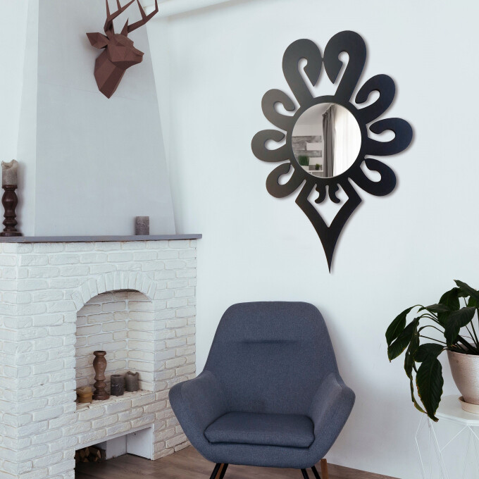 Lustro PARZENICA w ramie MDF-#0