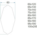 Lustro organiczne RIOLIT w ramie MDF z podświetleniem LED-#2