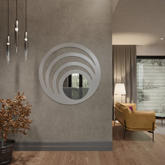 Lustro dekoracyjne TESS w ramie MDF-#0