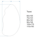 Lustro organiczne TOPAZ z podświetleniem LED-#1