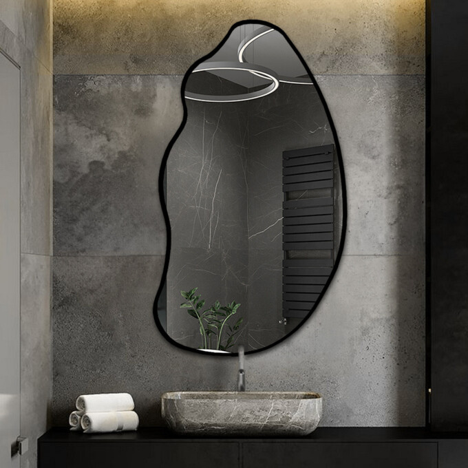 Lustro organiczne TOPAZ w ramie MDF-#0