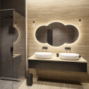 Zestaw szlifowanych luster UNIVERSE DOUBLE z podświetleniem LED (3szt)-#0