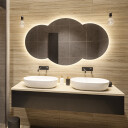 Zestaw szlifowanych luster UNIVERSE DOUBLE z podświetleniem LED (3szt)-#1