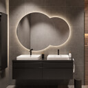 Zestaw szlifowanych luster UNIVERSE z podświetleniem LED (2szt)-#1