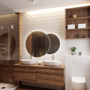 Zestaw szlifowanych luster UNIVERSE z podświetleniem LED II (2szt)-#0