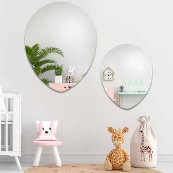 Zestaw luster szlifowanych BALONIKI 30x40/20x30 (2szt)