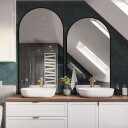 Zestaw dwóch luster półowalnych DOMI ZESTAW II w ramie MDF SLIM (2szt)-#1