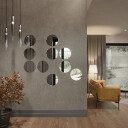 Zestaw lustrzanych kółek 10 sztuk (10szt) (bez zawieszek)-#0