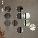 Zestaw lustrzanych kółek 10 sztuk (10szt) (bez zawieszek)-#1