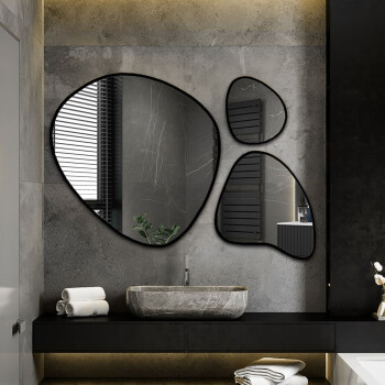 Zestaw luster organicznych FLORA białe w ramie MDF 120x81 dxf (3szt)