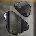 Zestaw luster organicznych MORION w ramie MDF (2szt)-#1