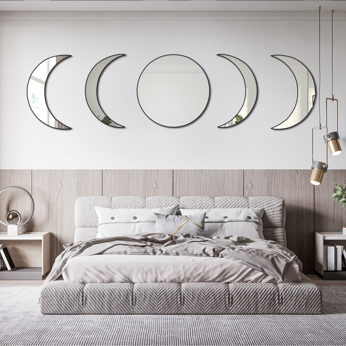 Zestaw luster szlifowanych SATELITA (5szt)-#0