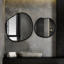 Zestaw dwóch luster organicznych SODALIT w ramie MDF (2szt)-#0