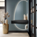 Lustro organiczne TURMALIN W DWÓCH CZĘŚCIACH z podświetleniem LED-#0