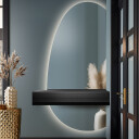 Lustro organiczne TURMALIN W DWÓCH CZĘŚCIACH z podświetleniem LED-#1