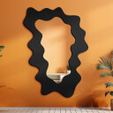 Lustro organiczne MISTY Blobs Mirrors w ramie MDF-#1