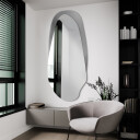 Lustro FUSION srebrne na grafitowym antiosolu (4mm)-#0