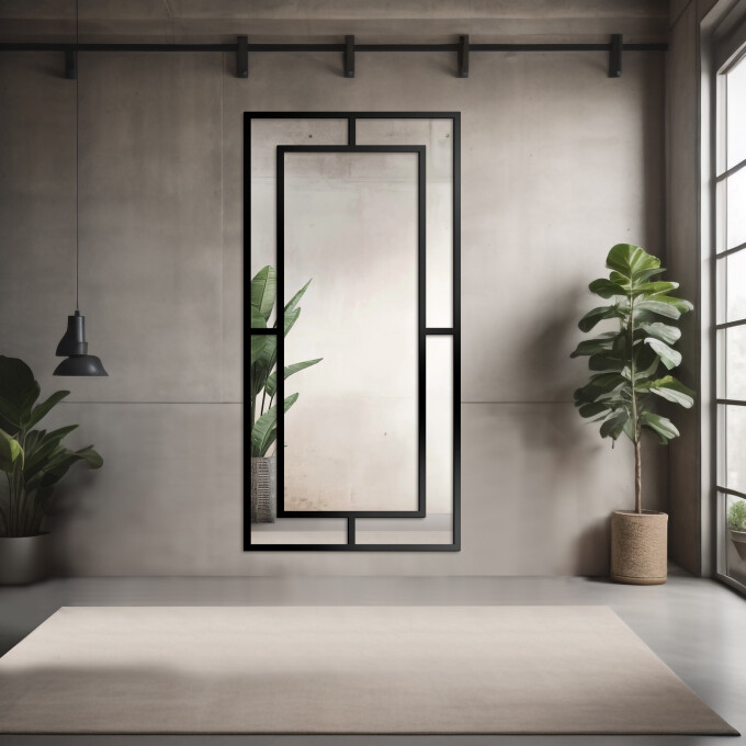 Lustro ze szprosami GLORIA 1503 w ramie-#0