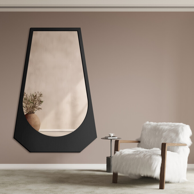 Lustro organiczne ANDANTE w ramie MDF-#0