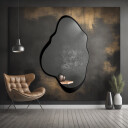 Lustro organiczne POCO w ramie MDF-#1